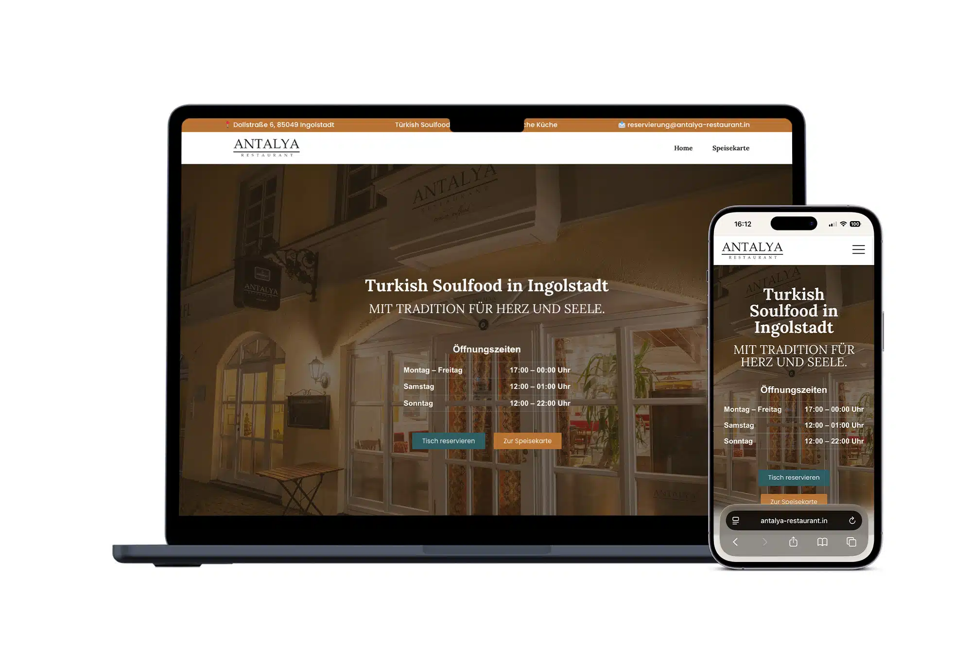 antalya-restaurant.in Website