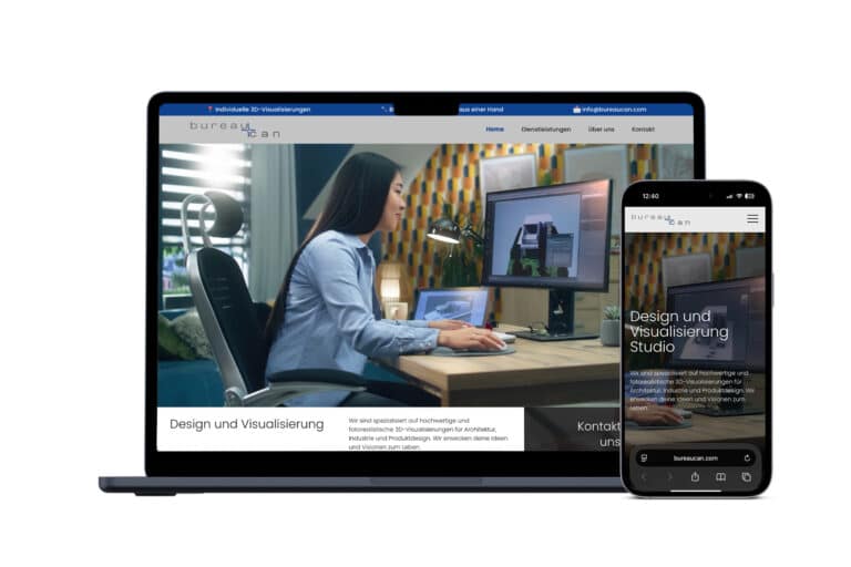 Website von Bureaucan