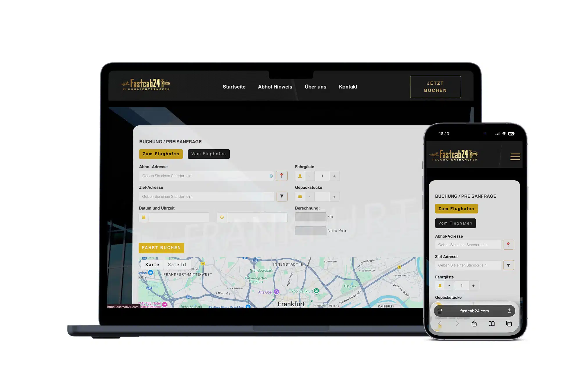 fastcab24.com Website