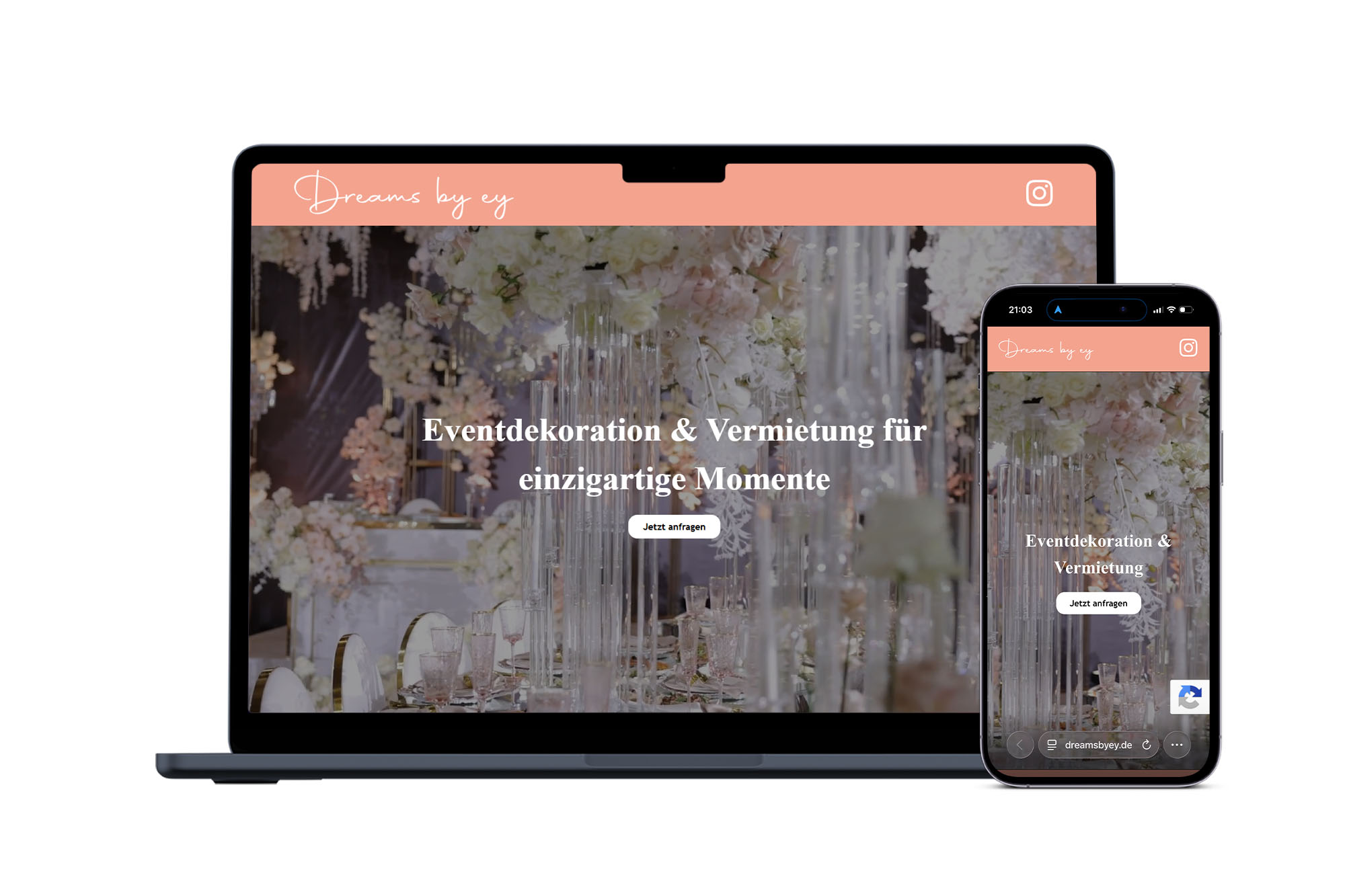 Elegante Eventdekoration für besondere Anlässe